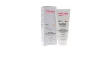 Réf  S34 - Topicrem Mela - Lait Eclaircissant Ultra Hydratant Taches Pigmentaires Peaux Sensibles -200ml
